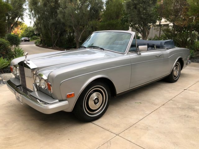 1985 ROLLS ROYCE CORNICHE SILVER 1985 Rolls-Royce Corniche