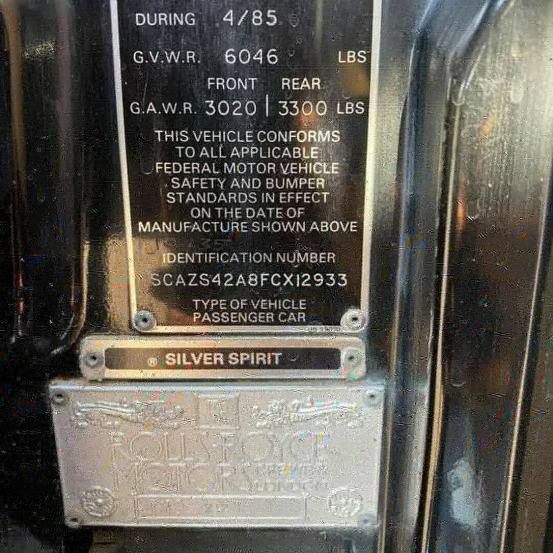 1985 Rolls-Royce Silver Spirit - photo 8