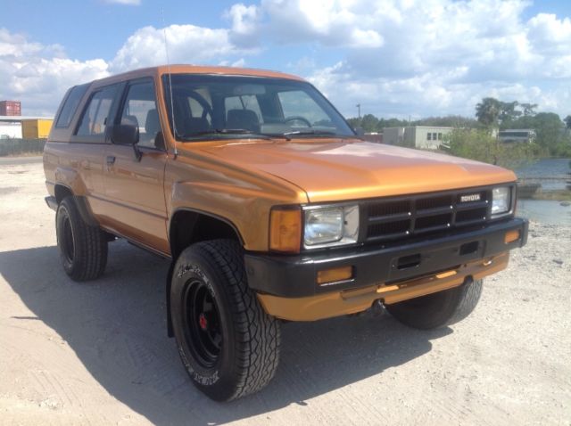 1985 TOYOTA 4RUNNER SR5 22RE 4 CYLINDERS EFI 1985 Toyota 4Runner SR5