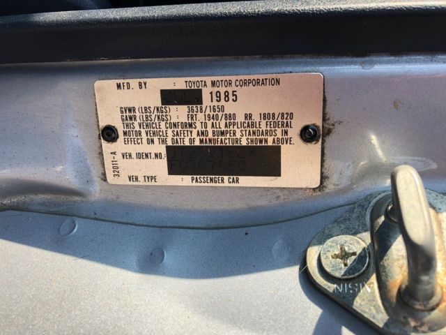 1985 Toyota Camry LE - photo 7