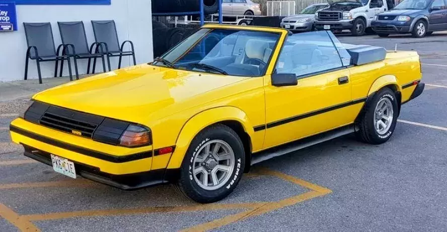 1985 Toyota Celica Convertible Yellow GT-S 1985 Toyota Celica GT-S