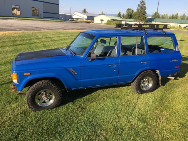1985 Toyota FJ60, well maintained, refreshed, fun, rare factory blue 1985 Toyota Land Cruiser