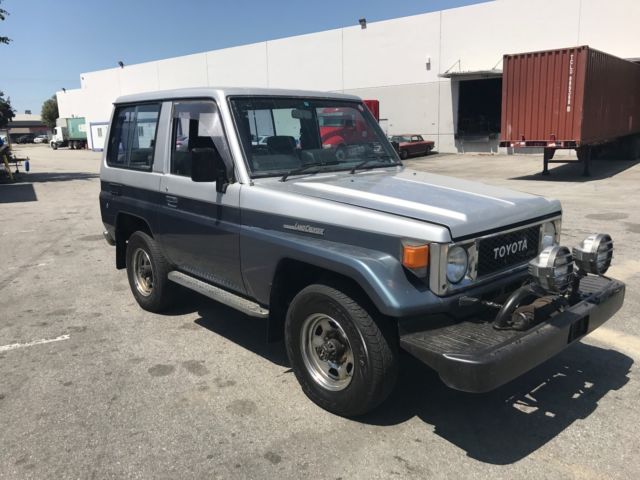 1985 Toyota Land Cruiser (BJ70) Diesel 4WD, RHD 1980 Toyota Land Cruiser