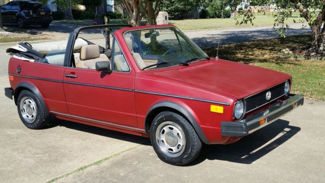 1985 Volkswagen Cabriolet 5spd manual wth 82k OG miles 1985 Volkswagen Cabrio