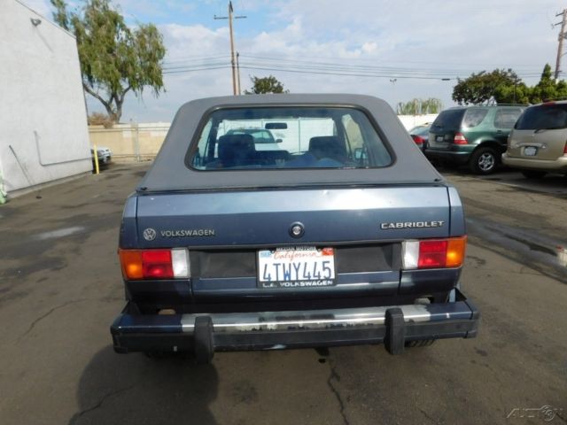 1985 Volkswagen Cabrio Base Hatchback 2-Door - photo 4
