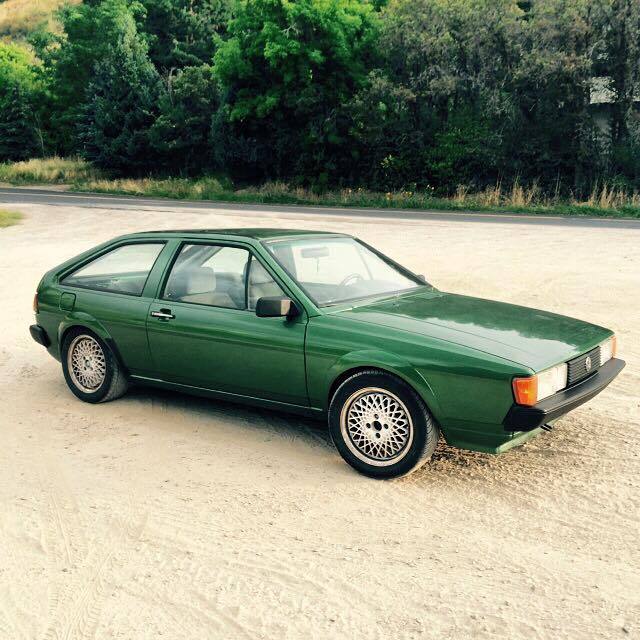 1985 Volkswagen Scirocco ABA Cedar Green 1985 Volkswagen Scirocco