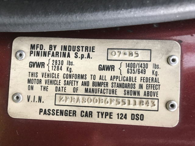1985 Fiat 124 Spider - photo 9