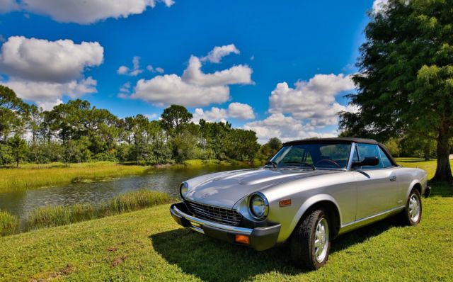 1985.5 Pininfarina Azzurra Spider (one of 186 in US) 1985 Fiat 124 Spider