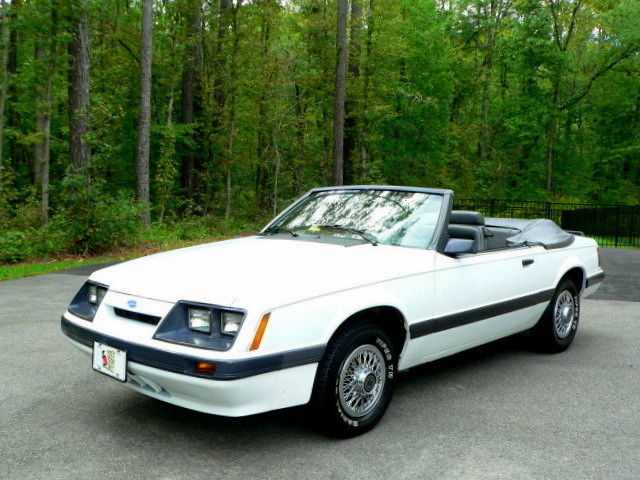 1986-1 OWNER SINCE NEW! ONLY 49,000 ORIGINAL MILES! WOW! LEATHER! 1 OF A KIND! 1986 Ford Mustang LX V6 PREMIUM CONVERTIBLE