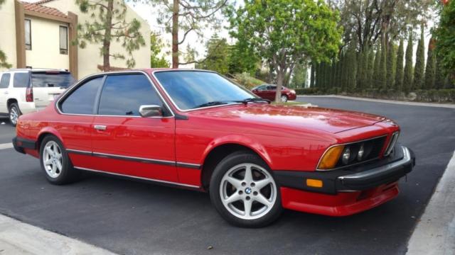 1986 635CSi E24 - Five Seed Manual Transmission with 'M Sport' Leather Interior 1986 BMW 6-Series