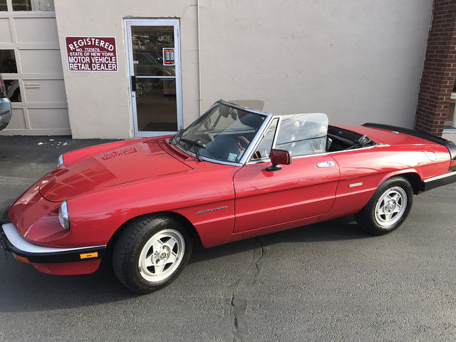 1986 Alfa Romeo Alfa Romeo Manual 49037 Miles RED 2.0L 4-Cyl Engine 1986 Alfa Romeo Alfa Romeo Veloce