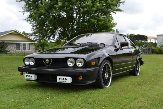 1986 Alfa Romeo GTV GTV6 SZ RS upgrades 1986 Alfa Romeo GTV