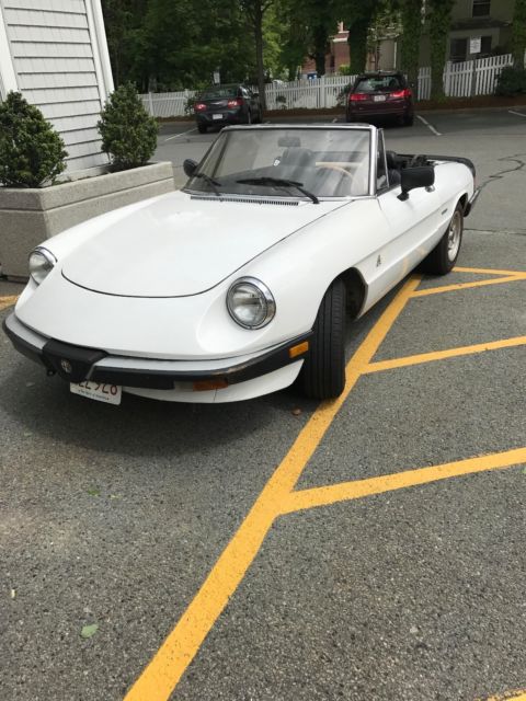 1986 Alfa Romeo Spider - Graduate in Excellent Condition inside/out 1986 Alfa Romeo Spider convertible