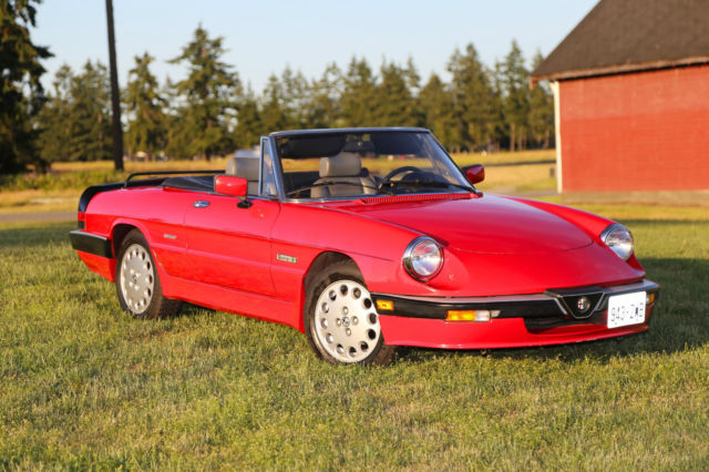 1986 Alfa Romeo Spider Alfa Romeo Quadrifoglio 24,000 original miles - photo 9