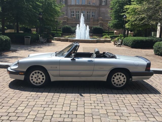 1986 Alfa Romeo Spider Quadrifoglio, 64K miles, with Hardtop, Numbers Matching 1986 Alfa Romeo Spider Quadrifoglio