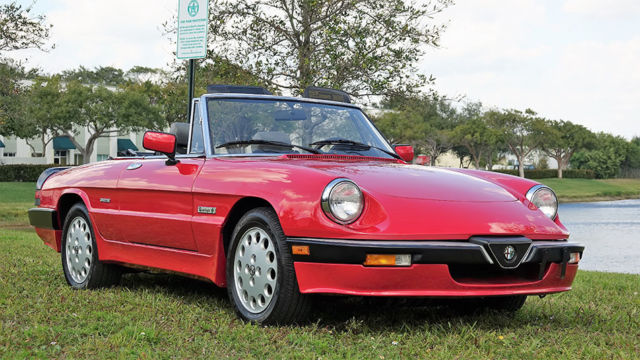1986 Alfa Romeo Spider Quadrifoglio Verde "Spectacular restoration, NO RESERVE 1986 Alfa Romeo Spider Convertible