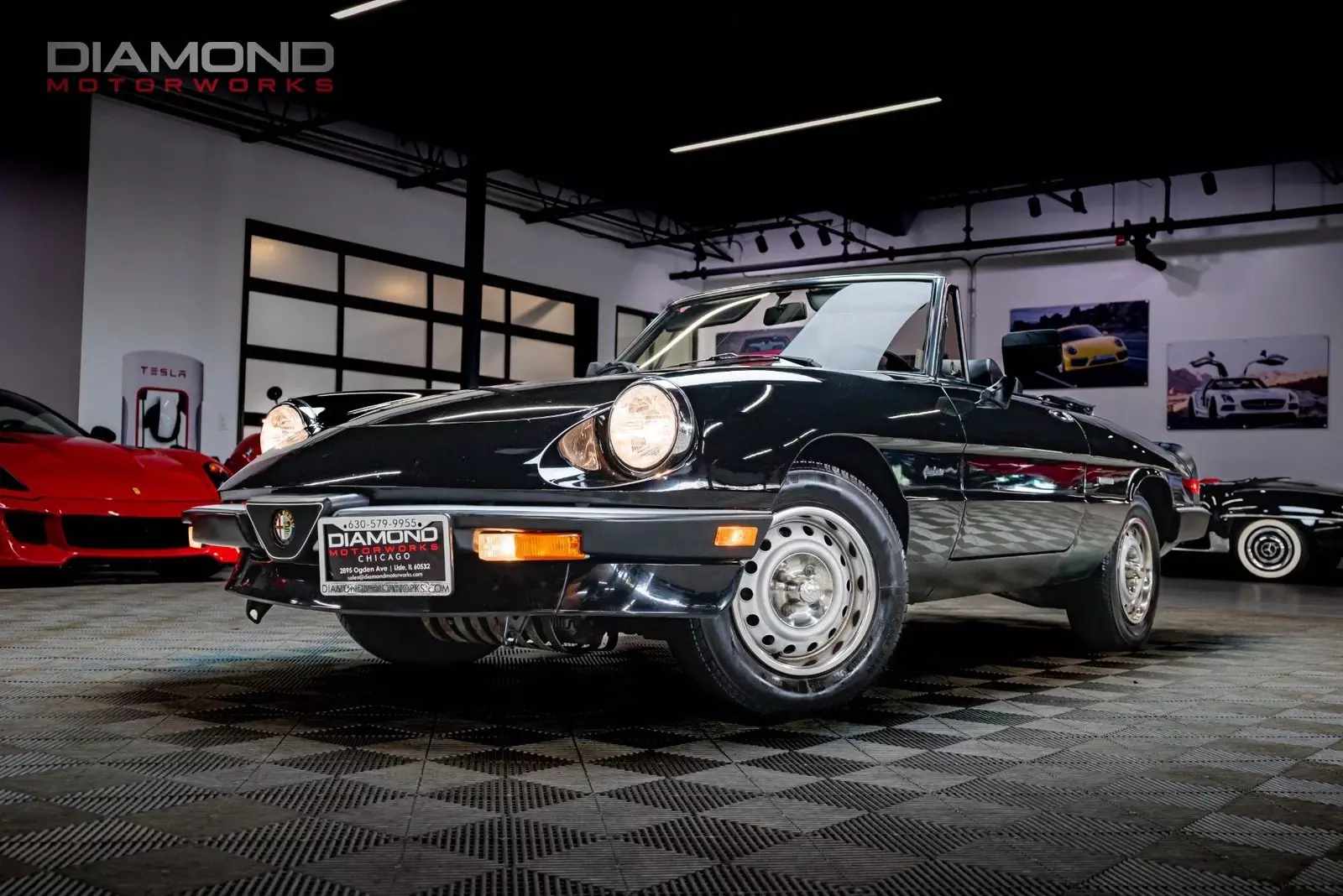 1986 Alfa Romeo Spider Veloce 19271 Miles Black Convertible 2.0L NA I4 double ov 1986 Alfa Romeo Spider Veloce