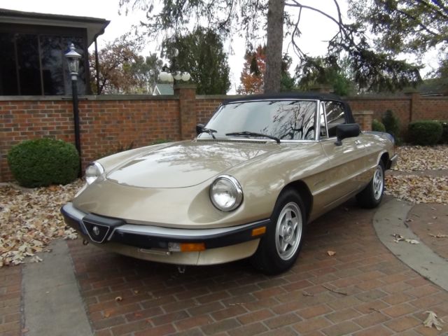 1986 Alfa Romeo Spider Veloce, 48K Miles, Clean, Straight, Rust Free Excellent! 1986 Alfa Romeo Spider Spider