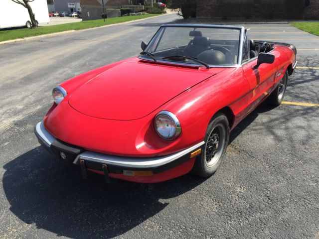 1986 Alfa Romeo Spider Veloce Graduate 1986 Alfa Romeo Spider Graduate
