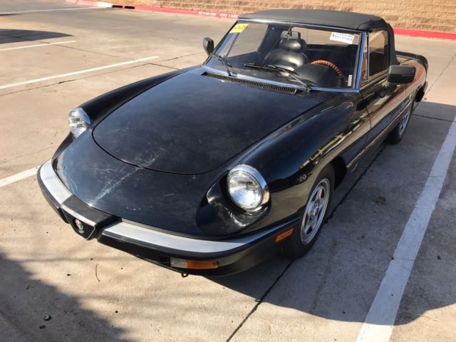 1986 Alfa Romeo Spider Spider Veloce