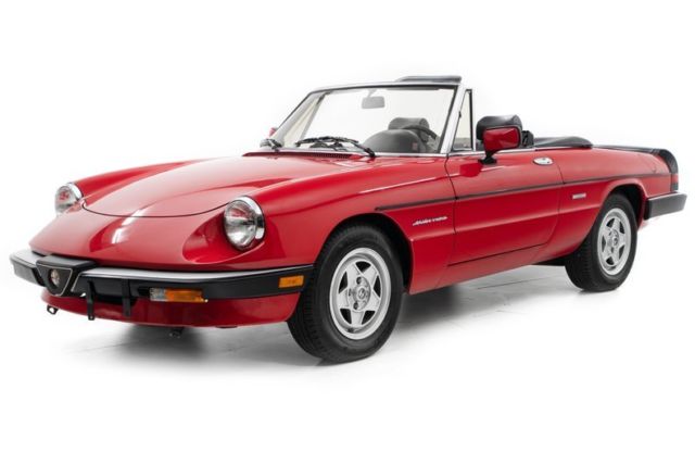 1986 Alfa Romeo Spider Veloce, Red with 42402 Miles available now! 1986 Alfa Romeo Spider 2dr Convertible Veloce