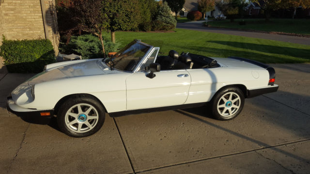 1986 Alfa Romeo Spider black