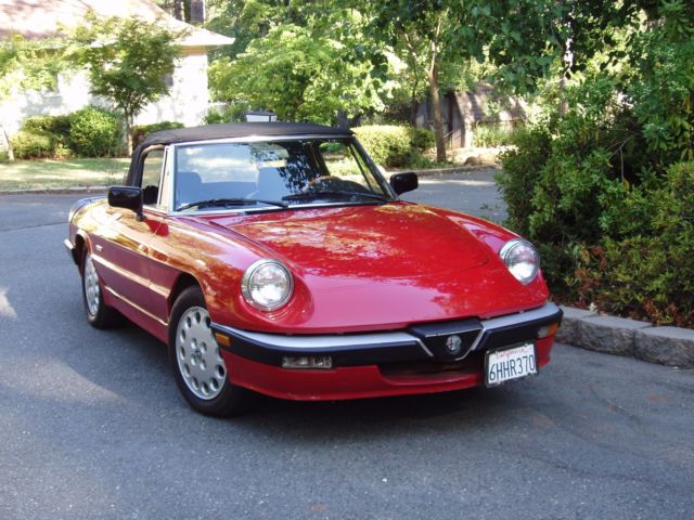 1986 Alfa Romero Spider Veloce 1986 Alfa Romeo Spider