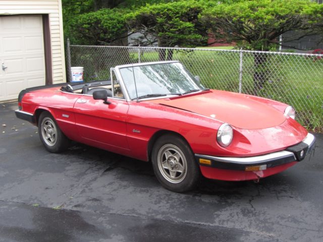 1986 Alpha Romeo Spider Graduate 1986 Alfa Romeo Spider Graduate