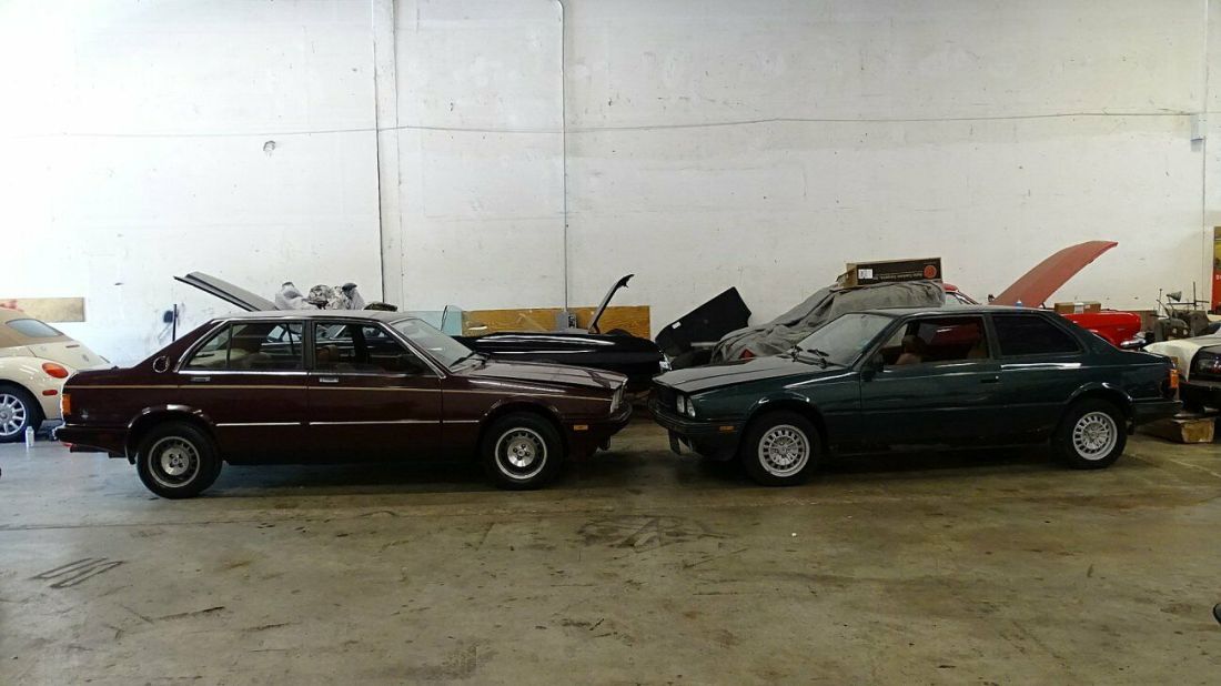 1986 and 1983 MASERATI BI-TURBOS ONE TWO DOOR MANUAL ONE FOUR DOOR AUTOMATIC 1986 Maserati Biturbo TWO MASERATI'S BI TURBO