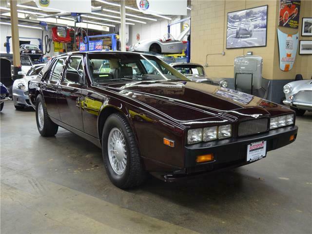 1986 Aston Martin Lagonda Series 4 12500 Miles Royal Cherry Sedan V8 Automatic 1986 Aston Martin Lagonda Series 4