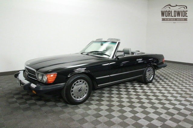 1986 Black 1 OWNER. BOTH TOPS! LOW MILES!! 1986 Mercedes-Benz SL-Class 1 OWNER. BOTH TOPS! LOW MILES!