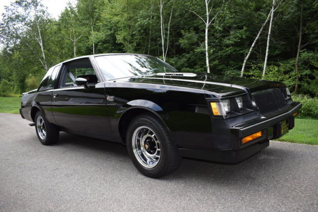 1986 Black Turbocharged 3.8L V6 Great Condition Mechanically Sound 1986 Buick Grand National T-Type Coupe 2-Door