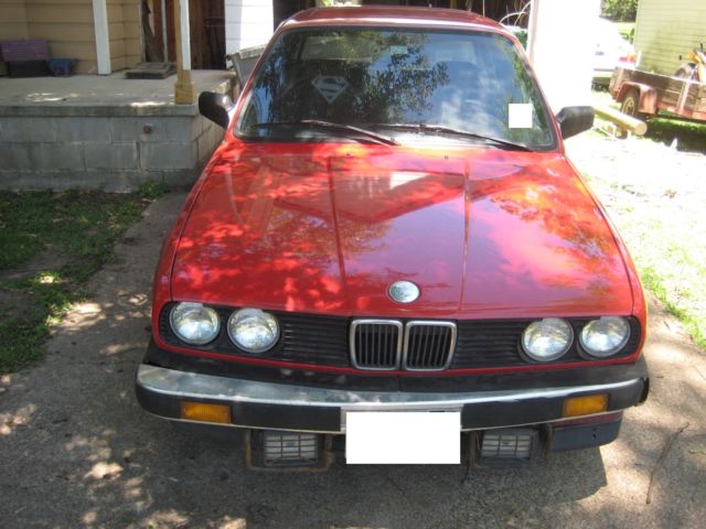 1986 BMW 325 -- 1986 BMW 1986 BMW 3-Series