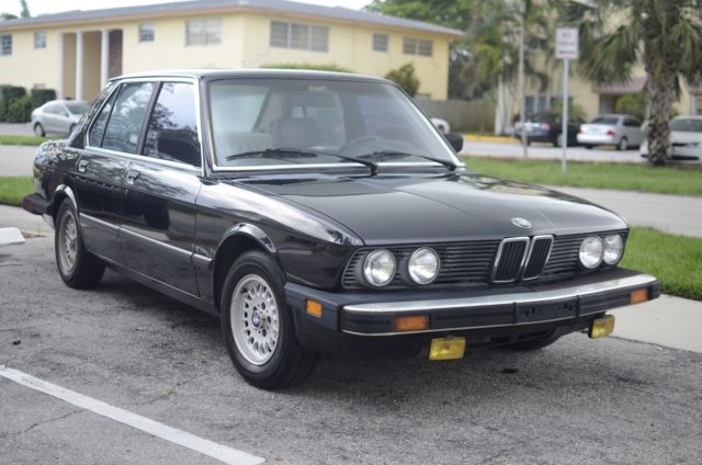 1986 BMW 528e Manual Transmission Clean Runs Great 1986 BMW 5-Series