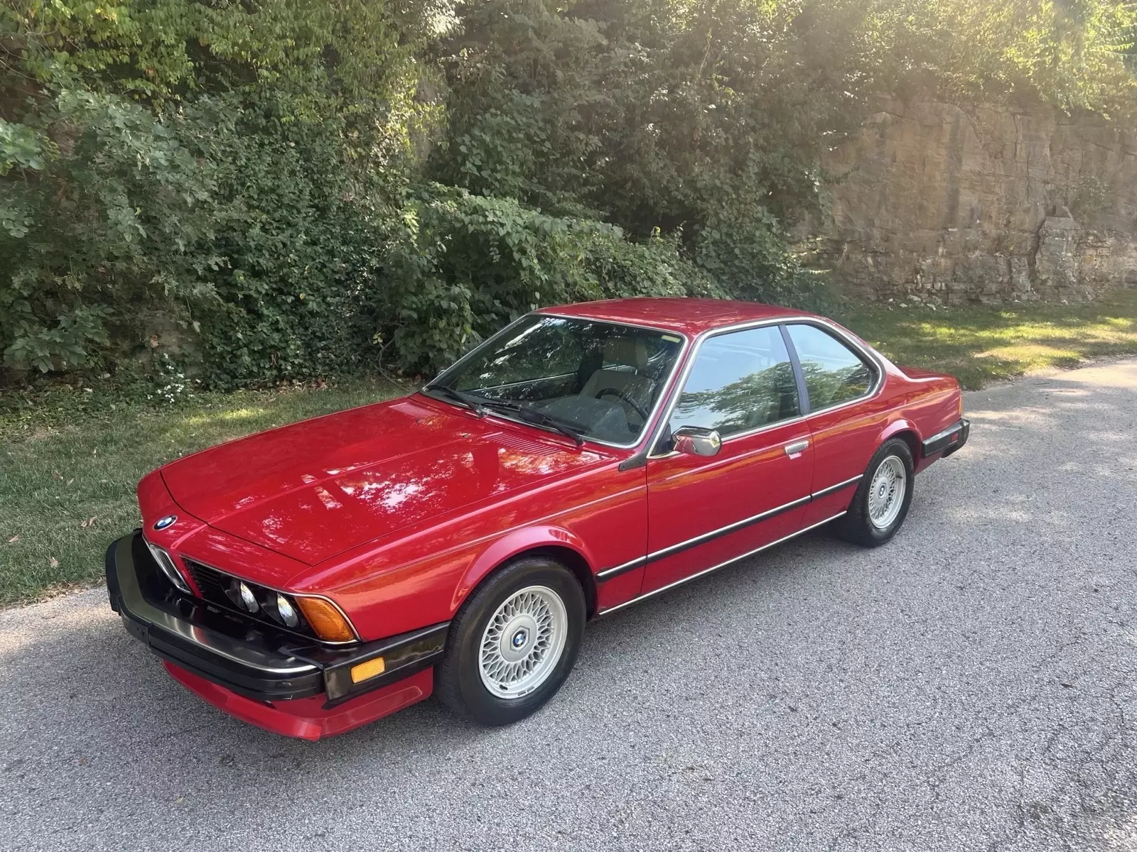 1986 BMW 635CSi Coupe Red CSI AUTOMATIC 1986 BMW 6-Series CSI AUTOMATIC