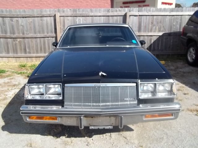 1986 Buick Regal Limited 2Door V8 Runs and Drives NEEDS EZ FIX Repairable Body 1986 Buick Regal Limited