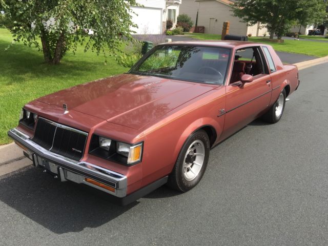 1986 Buick Regal T Type 39,663 miles Original Rare Rosewood Paint 1986 Buick Regal T-Type
