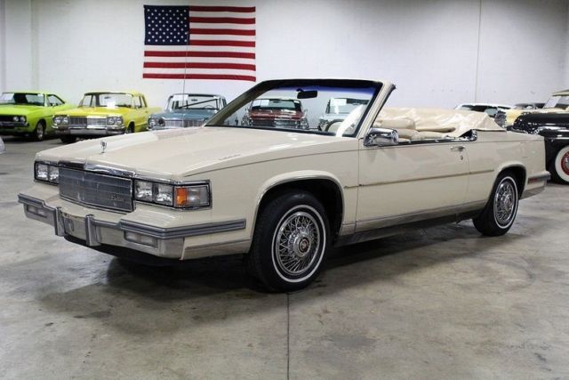 1986 Cadillac DeVille 38854 Miles Cotillion White Convertible 4.1L V8 Automatic 1986 Cadillac DeVille --