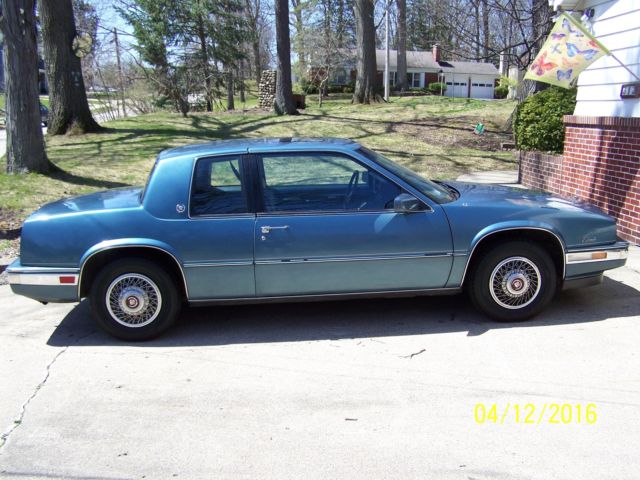 1986 Cadillac Eldorado 62,000 actual miles all original rare factory moonroof 1986 Cadillac Eldorado
