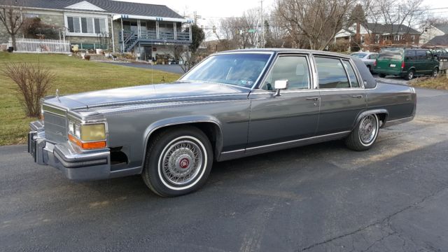 1986 CADILLAC FLEETWOOD BROUGHAM NOT SEDAN DEVILLE BEST LAST YEAR FLEETWOOD 1986 Cadillac Fleetwood