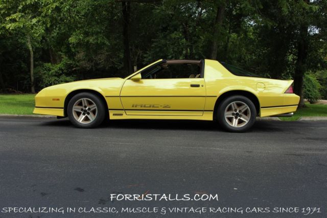 1986 Camaro IROC Z-28 with Tuned Port Injection and T-Tops 1986 Chevrolet Camaro IROC - Z28