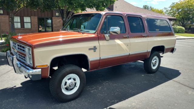 1986 Chevrolet 4x4 Suburban , 350 V-8, Original, Rust Free K20 1986 Chevrolet Suburban Silverado - Trailering Special