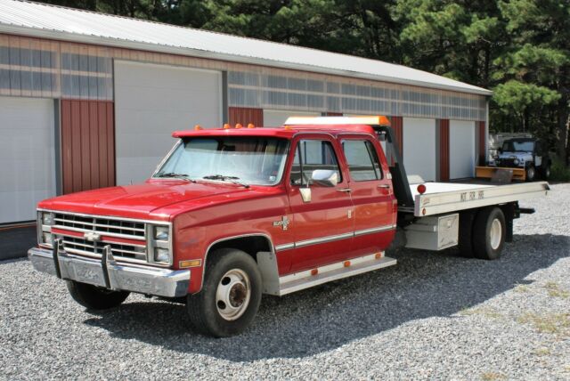 1986 Chevrolet C/K 30 series C 30 Silverado Flatbed 4 Door Crewcab 1986 Chevrolet Silverado 3500