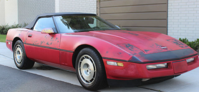 1986 Chevrolet Corvette Convertible Official Pace Car Corvette Convertible 1986 1986 Chevrolet Corvette
