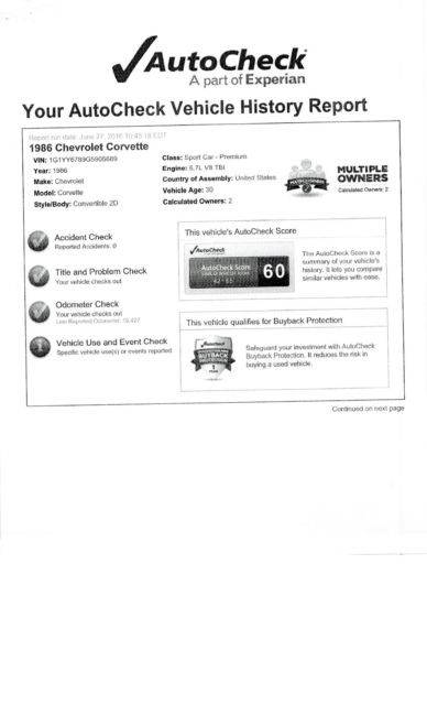 1986 Chevrolet Corvette - photo 2