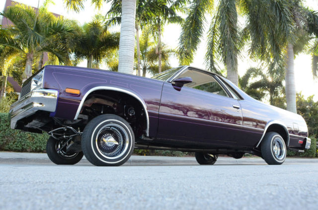 1986 CHEVROLET EL CAMINO LOWRIDER not Chevy monte carlo impala cadillac pickup 1986 Chevrolet El Camino Lowrider SEE VIDEO!!!!