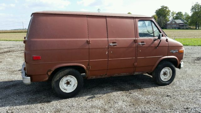 1986 Chevrolet G10 G20 G30 Short Van Manual Floor Shift 1986 Chevrolet G20 Van G10 G20 G30 Manual Short