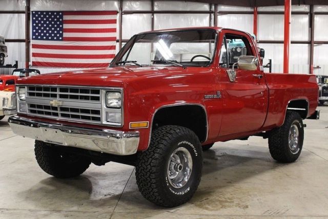 1986 Chevrolet K-10 51042 Miles Apple Red Pickup Truck V8 4 Speed Manual 1986 Chevrolet Other Pickups --