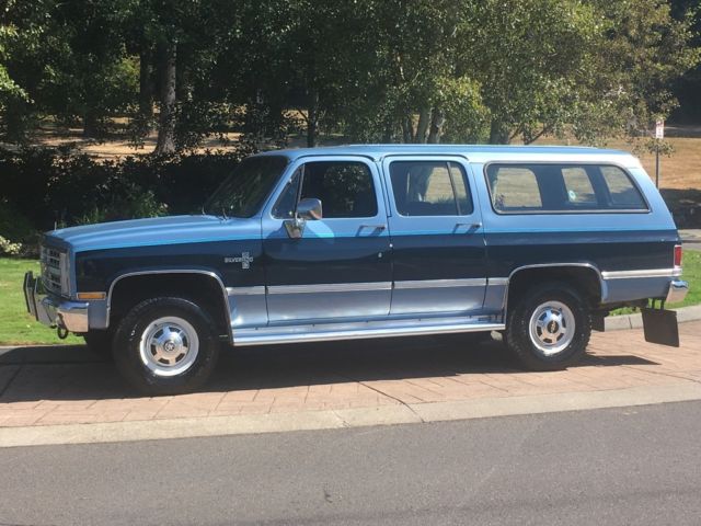 1986 Chevrolet K20 Suburban 1 Owner 104k Original Miles Silverado 5.7L 350 1986 Chevrolet Suburban