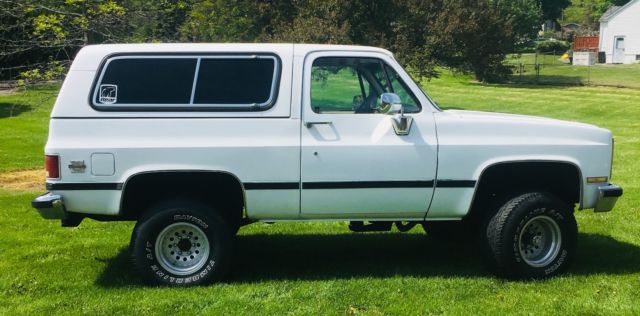 1986 Chevrolet K5 Blazer 4WD Silverado 1986 Chevrolet Blazer K5 Silverado